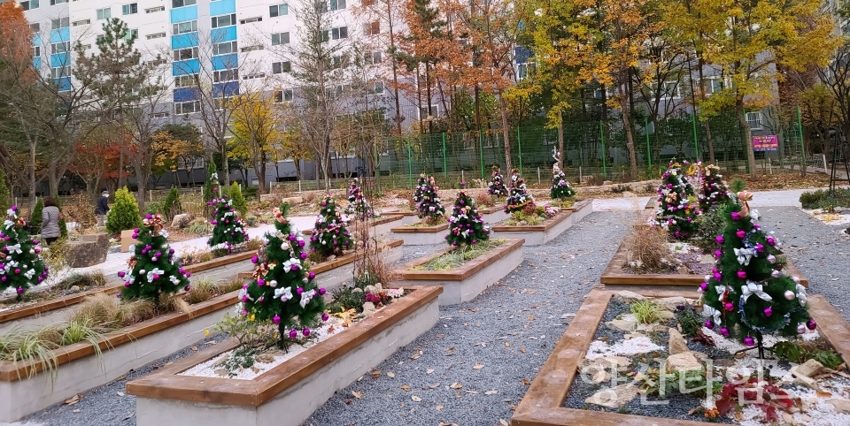 양주동 트리만들기ⓒ양산타임스