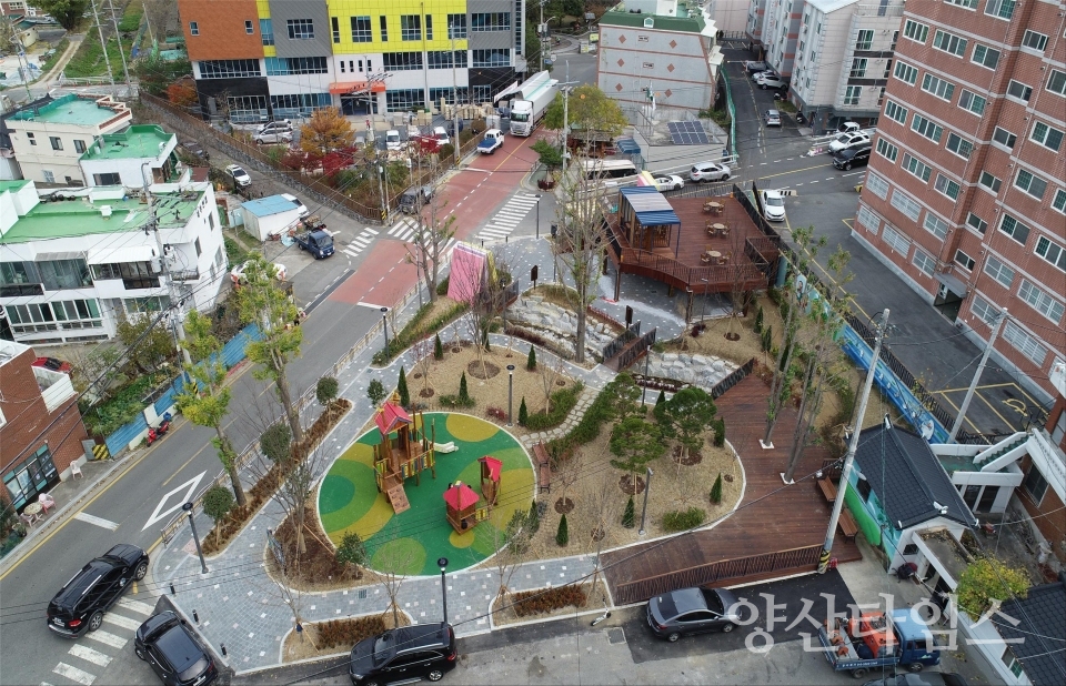 희망어린이공원 조성사업ⓒ양산타임스