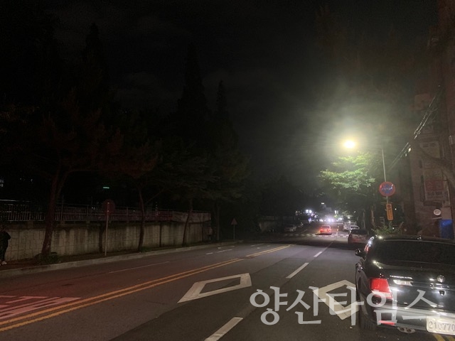 사업 전(울산기술공업고 일원)ⓒ양산타임스