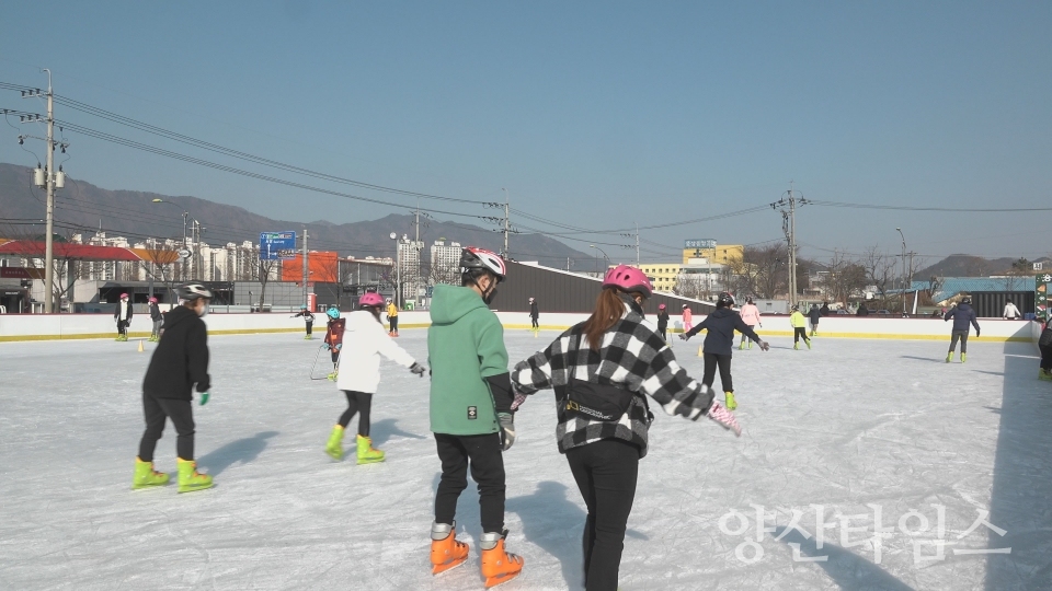 양산시 야외 스케이트장ⓒ양산타임스