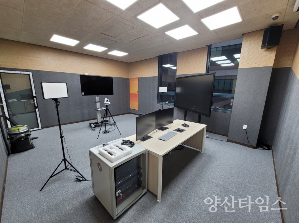 스마트 K 도서관(미디어창작공간) 내부모습ⓒ양산타임스
