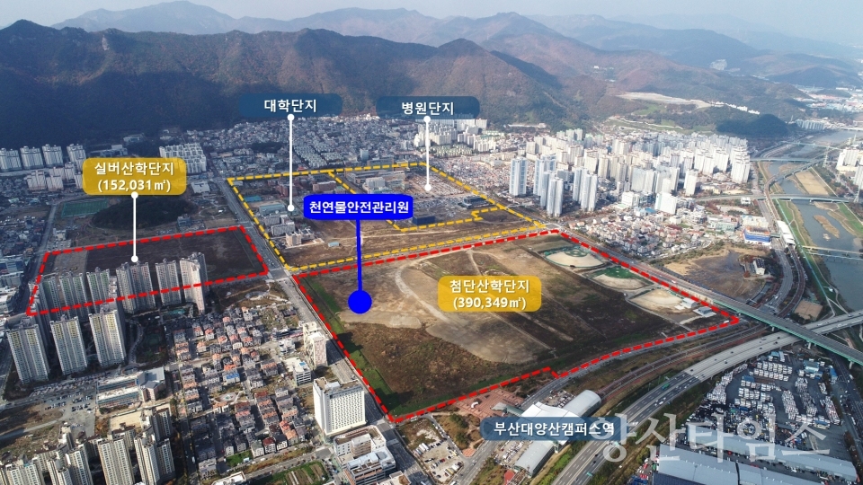 천연물안전관리원 위치도ⓒ양산타임스