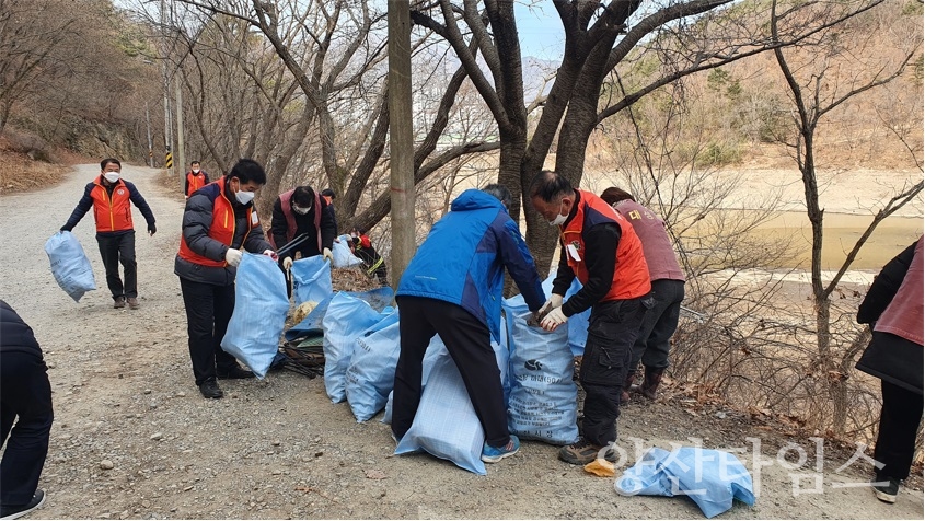 서창동 시명골 환경정비ⓒ양산타임스
