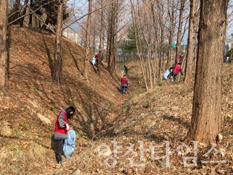 동면 방역활동 및 환경정화활동ⓒ양산타임스
