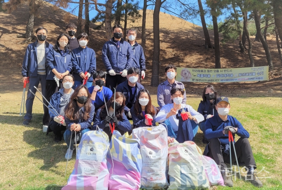 시립박물관 새봄맞이 환경정비ⓒ양산타임스
