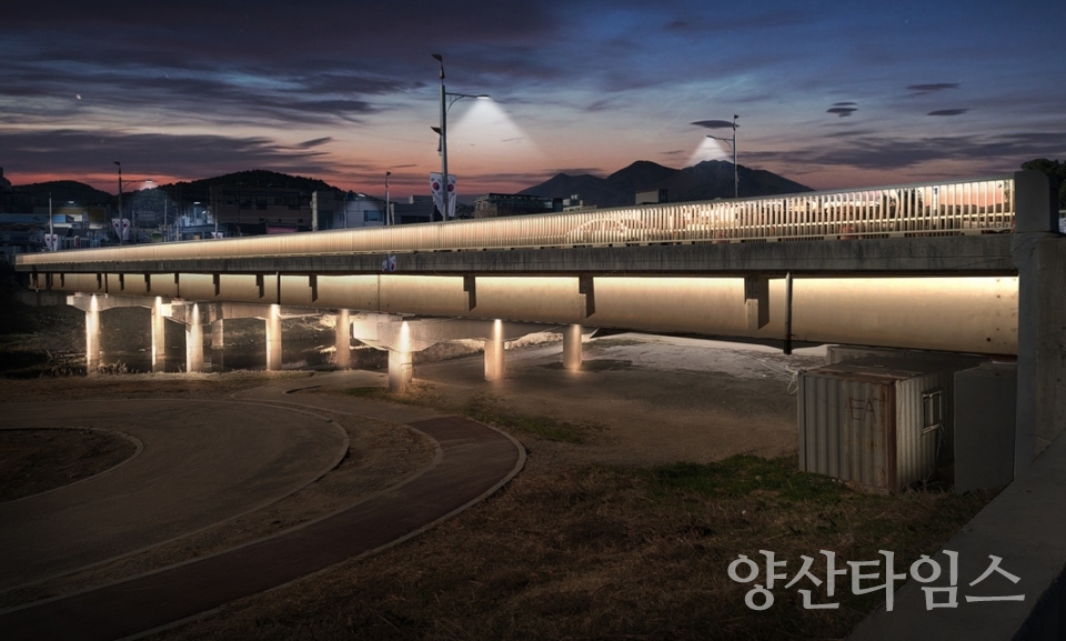 남창3교경관개선사업ⓒ양산타임스