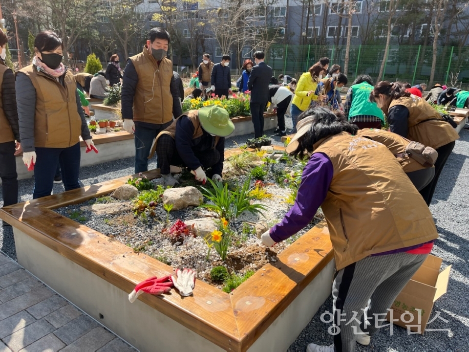 아름다운 양주동 가꾸기 행사ⓒ양산타임스