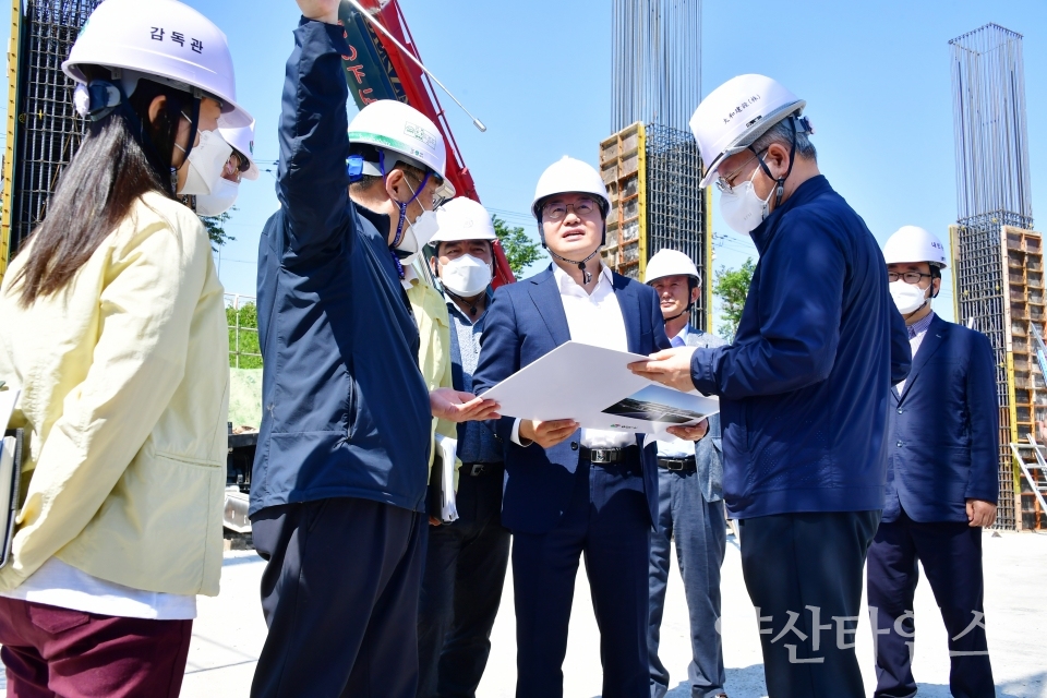 양산시장 권한대행 현장행정ⓒ양산타임스