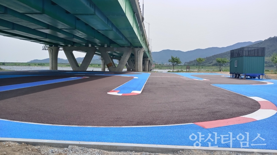 황산공원 RC카 경기장ⓒ양산타임스