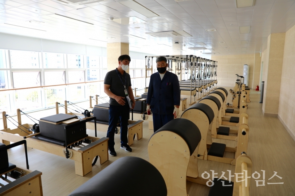 관아쿠아드림파크 현장점검ⓒ양산타임스