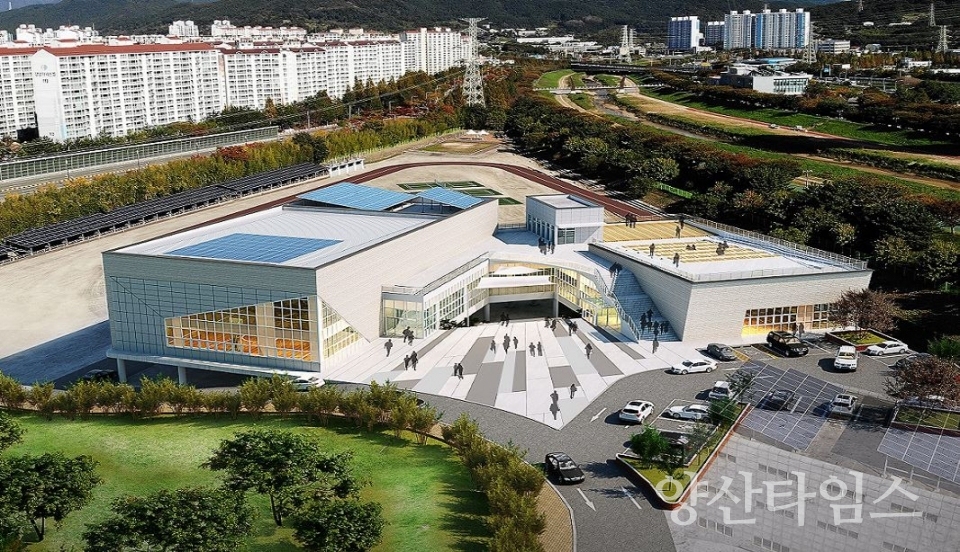 양주문화체육센터 조감도ⓒ양산타임스