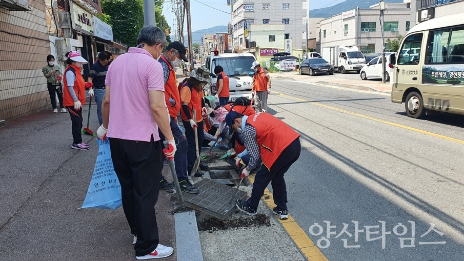 서창동 배수시설 정비ⓒ양산타임스