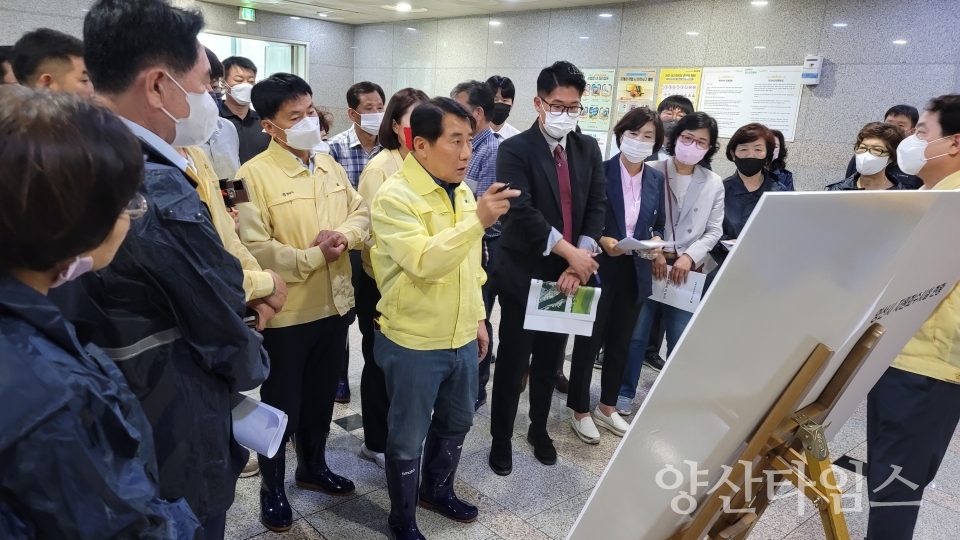 인수위 2차 현장활동ⓒ양산타임스