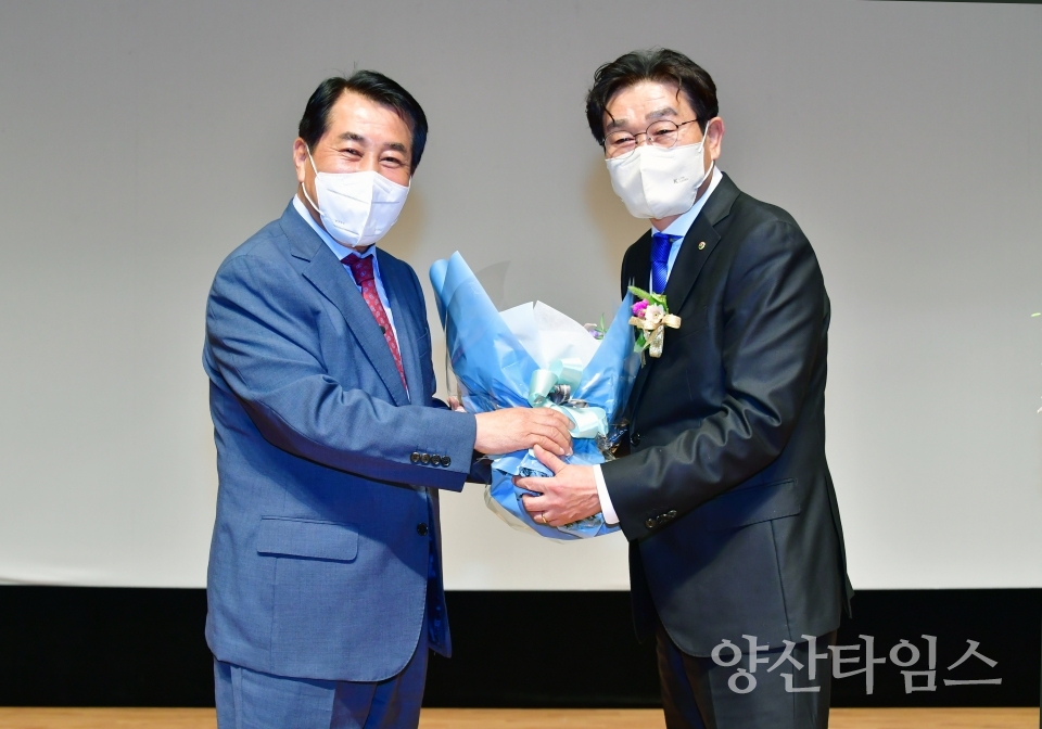 김일권 양산시장 이임식ⓒ양산타임스