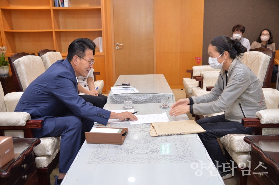 이순걸 울주군수, ‘365 소통군수실’ 상담 시작ⓒ양산타임스