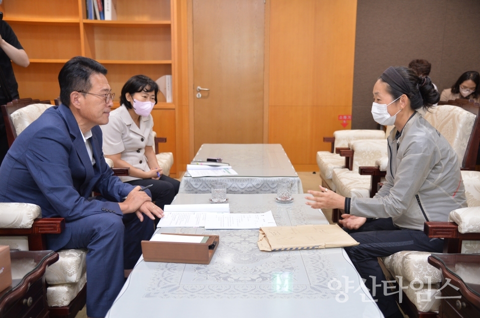 이순걸 울주군수, ‘365 소통군수실’ 상담 시작ⓒ양산타임스