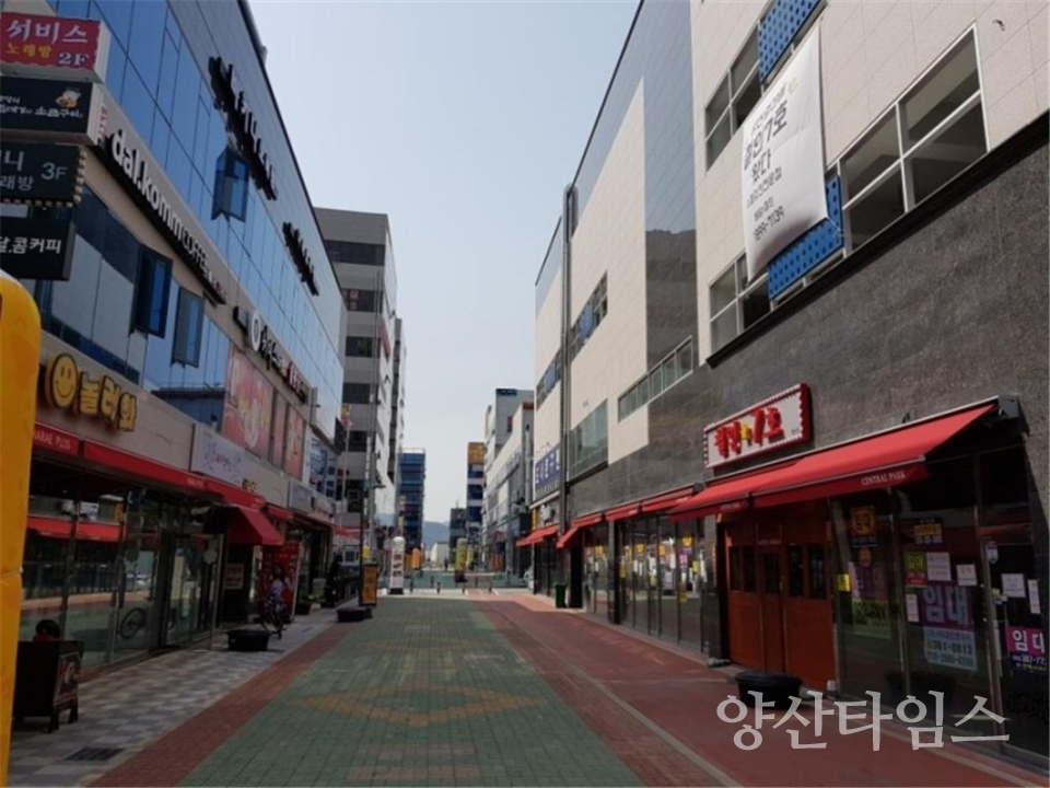 증산상권 특화거리 지원_현장2" "증산상권 특화거리 지원_위치1ⓒ양산타임스