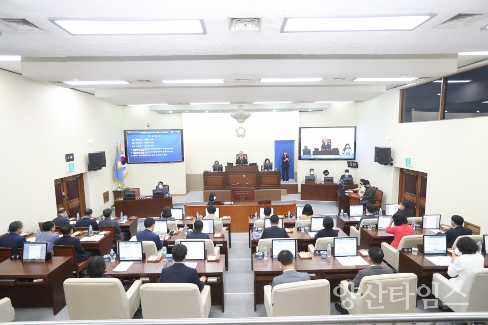 제189회 임시회 제2차 본회의ⓒ양산타임스