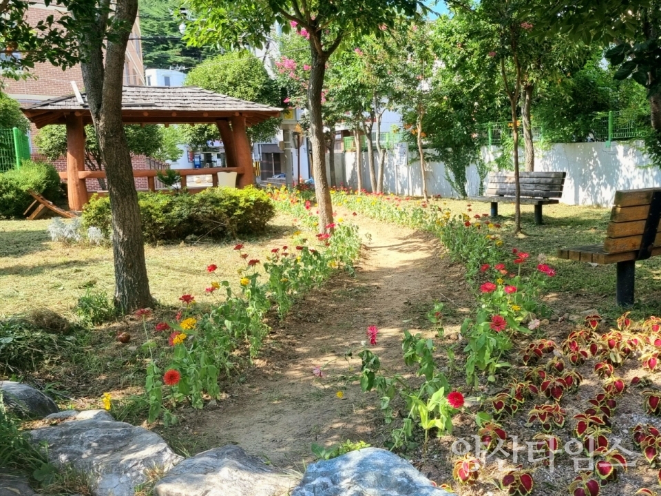 강서동 경남도체 맞이 청소 활동ⓒ양산타임스