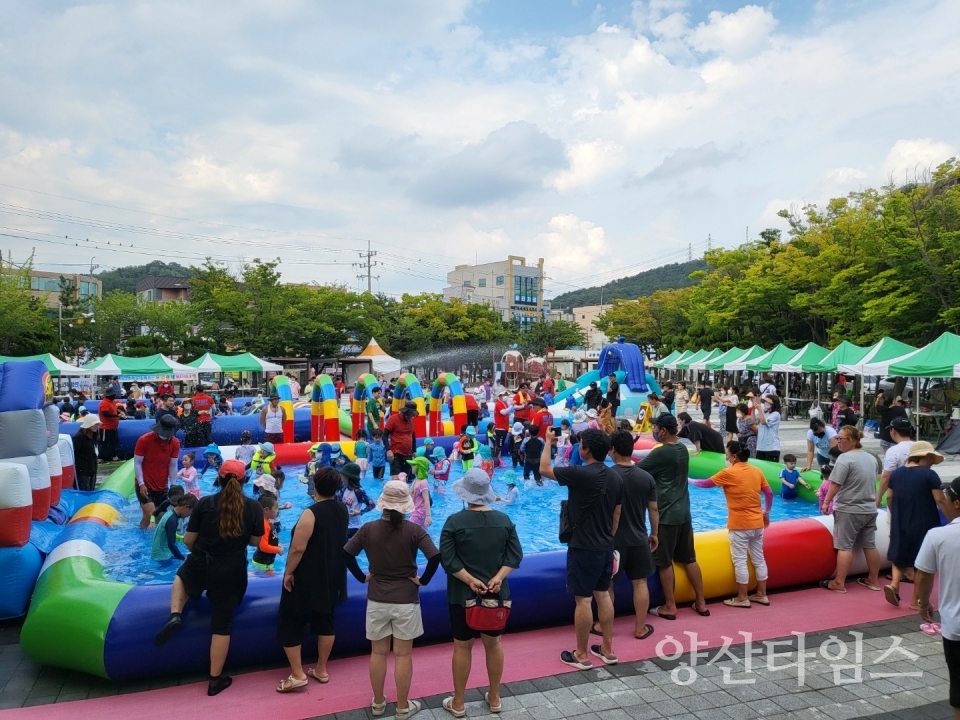 온산읍, 우리동네 워터파크 성황리 종료ⓒ양산타임스