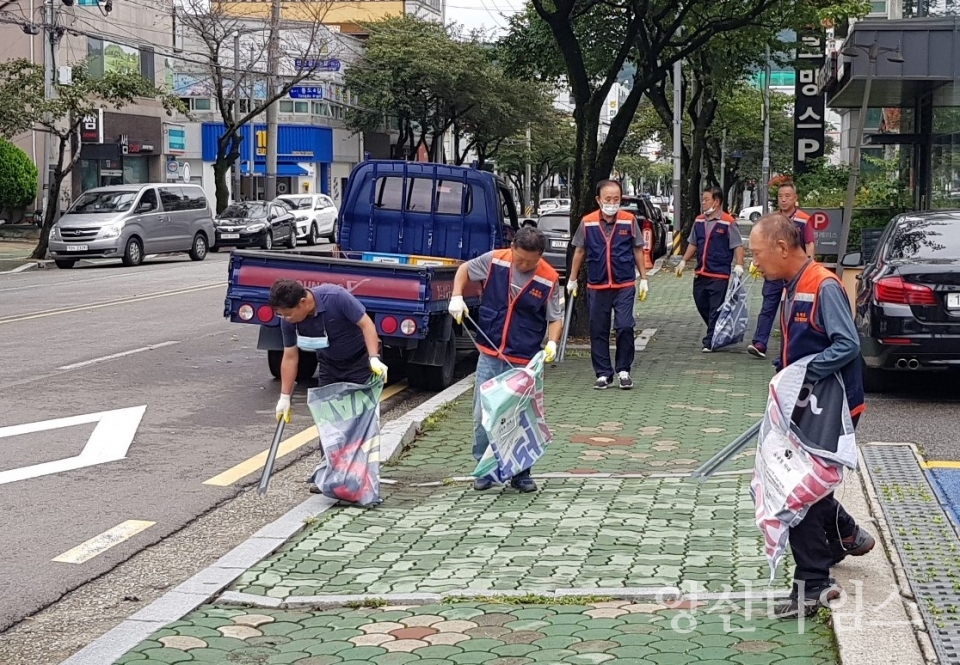 하북면 경남도민체전 및 추석맞이 국토대청소ⓒ양산타임스