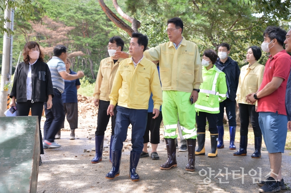 울주군, 태풍 피해 복구 총력ⓒ양산타임스