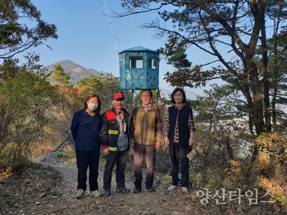 물금읍 산불비상근무ⓒ양산타임스