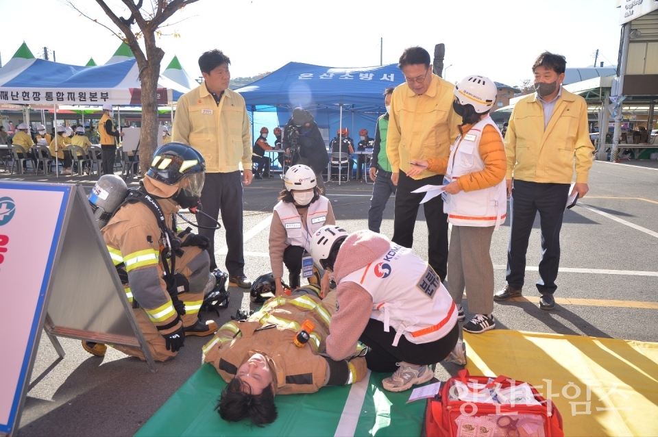 ‘전통시장 화재 예방’ 울주군, 재난대응 안전한국훈련ⓒ양산타임스