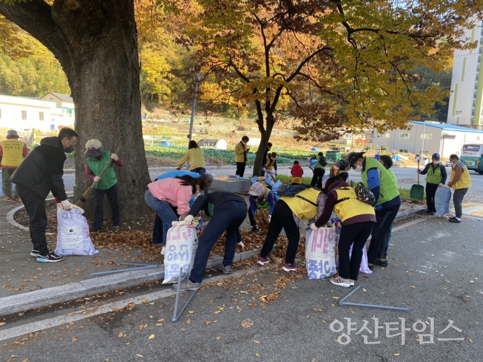강서동 국토대청소ⓒ양산타임스