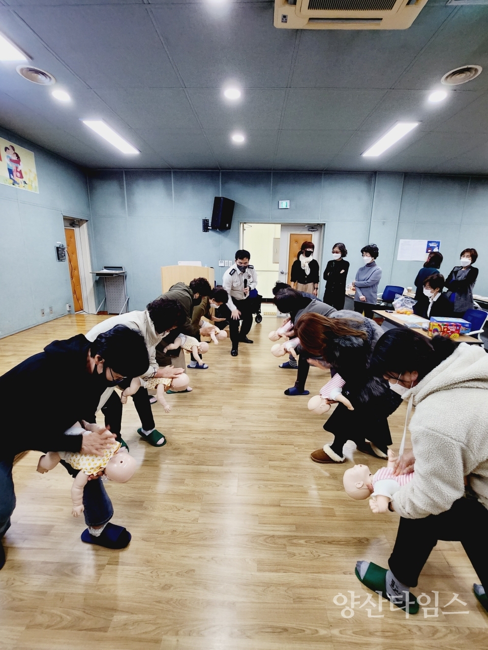 양산시 아이돌보미 집담회ⓒ양산타임스