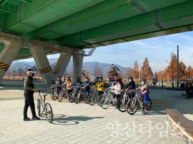 시민 자전거 교실 운영ⓒ양산타임스