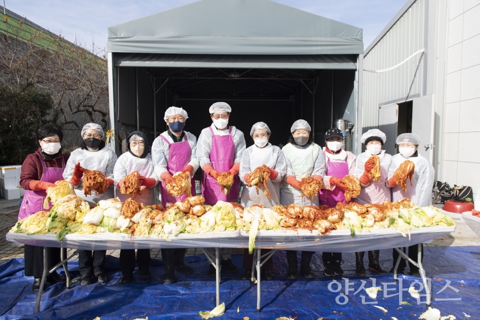 범서읍 지역사회보장협의체, 김장 나눔행사ⓒ양산타임스