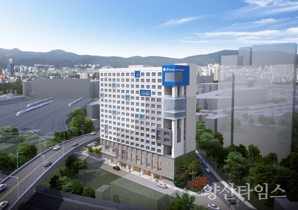 대학생 연합기숙사 조감도ⓒ양산타임스