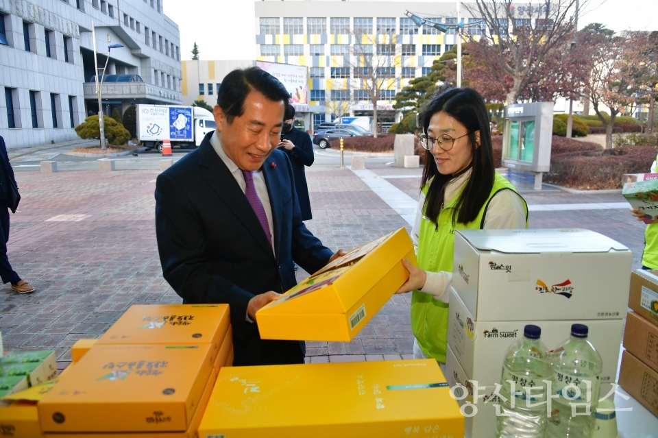 진도군 농수특산물 직거래 장터ⓒ양산타임스