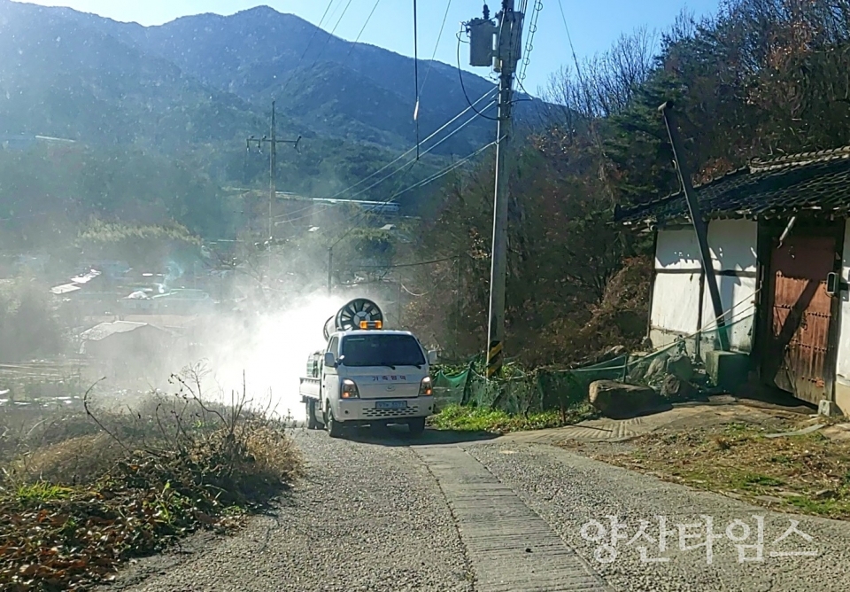 가축전염병 특별방역ⓒ양산타임스