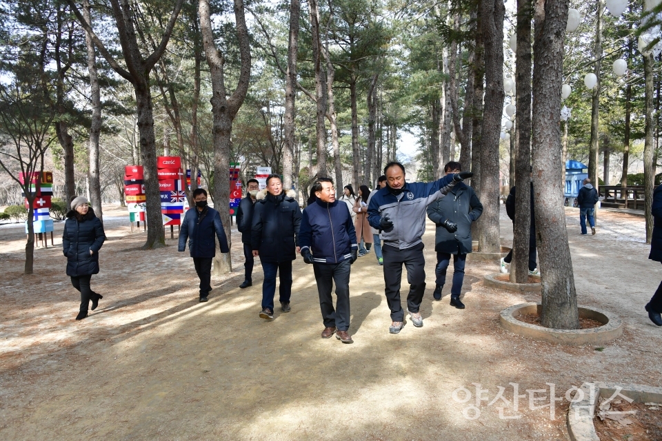 한강공원 남이섬 탄금호유람선 등 벤치마킹ⓒ양산타임스