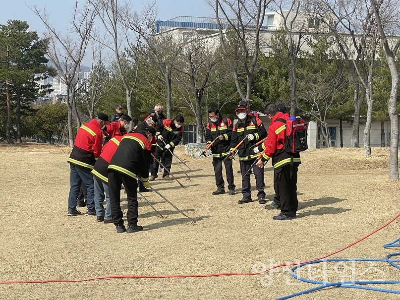 산불진화대 직무안전교육ⓒ양산타임스