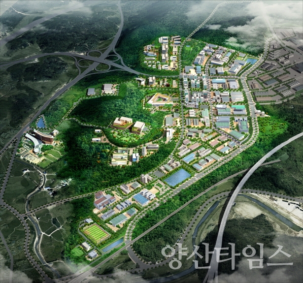 동남권 산단 조감도ⓒ양산타임스