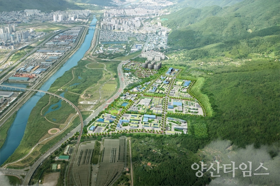 양산가산산업단지 조감도ⓒ양산타임스