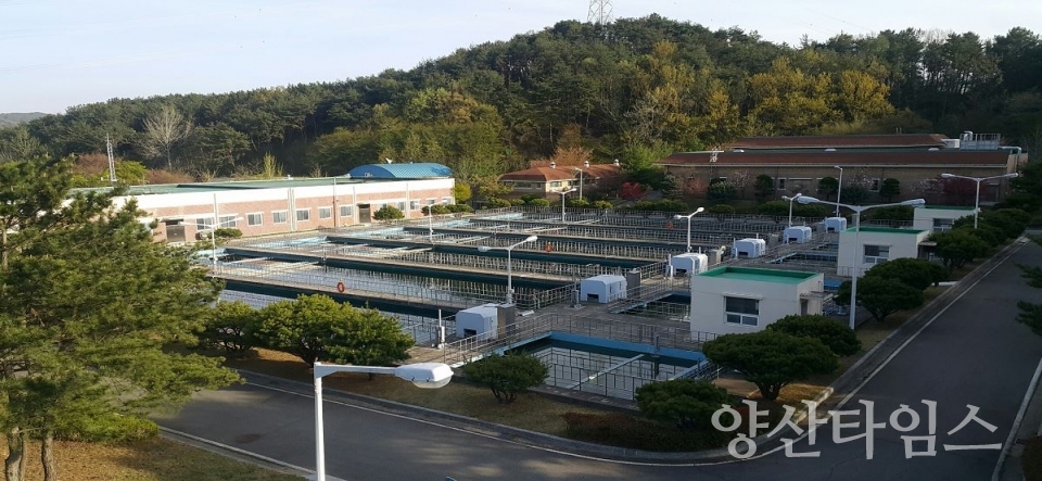 웅상정수장 노후시설 개선사업ⓒ양산타임스
