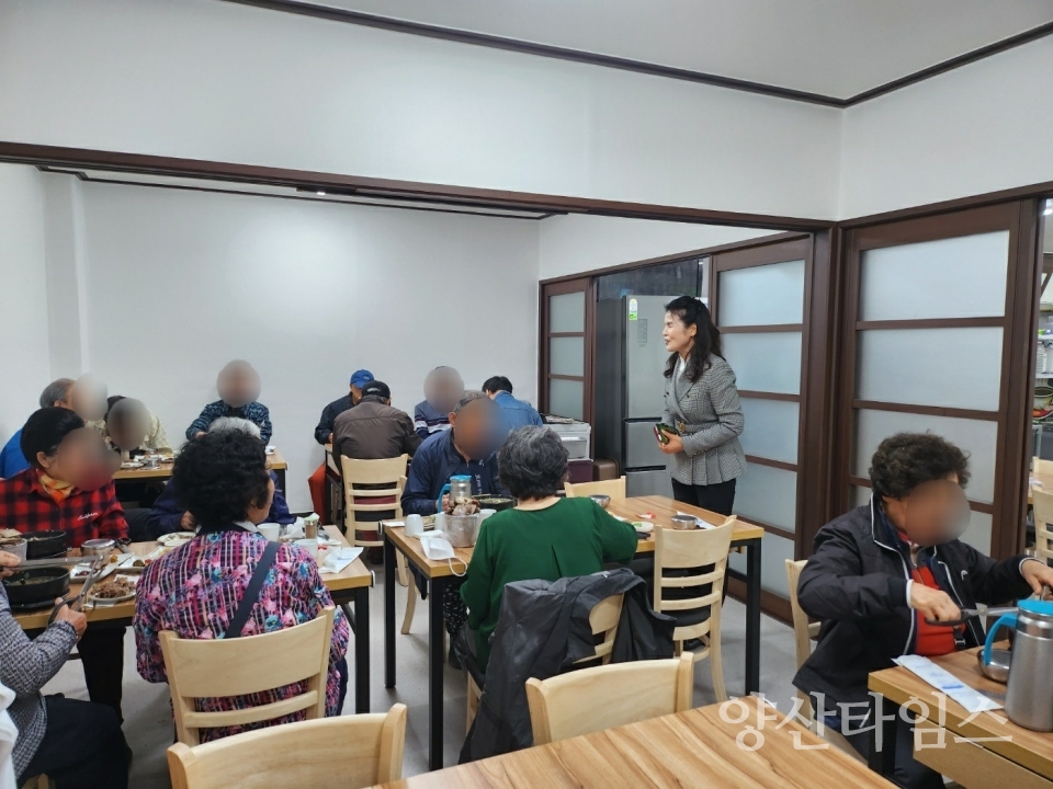 덕계동 동인동찜갈비 점심대접ⓒ양산타임스