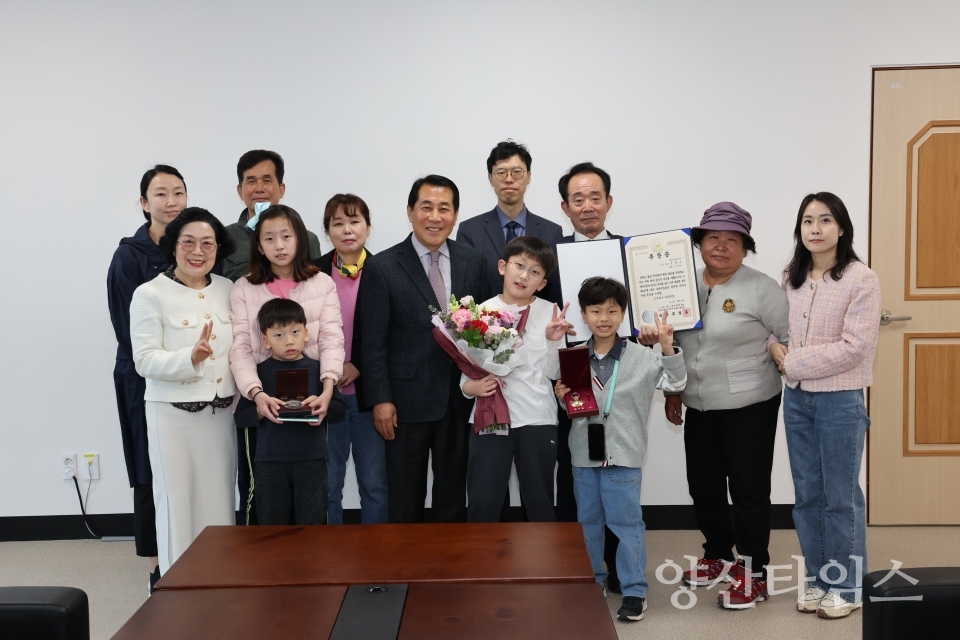 무공훈장 전수 故조재수 하사1ⓒ양산타임스