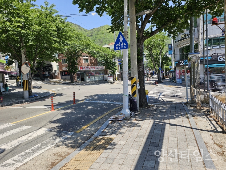 "목화로상점가 현장평가" "목화로상점가 전경" ⓒ양산타임스