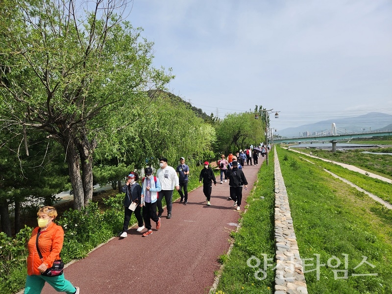 양산사랑 건강걷기 2차 안내문ⓒ양산타임스