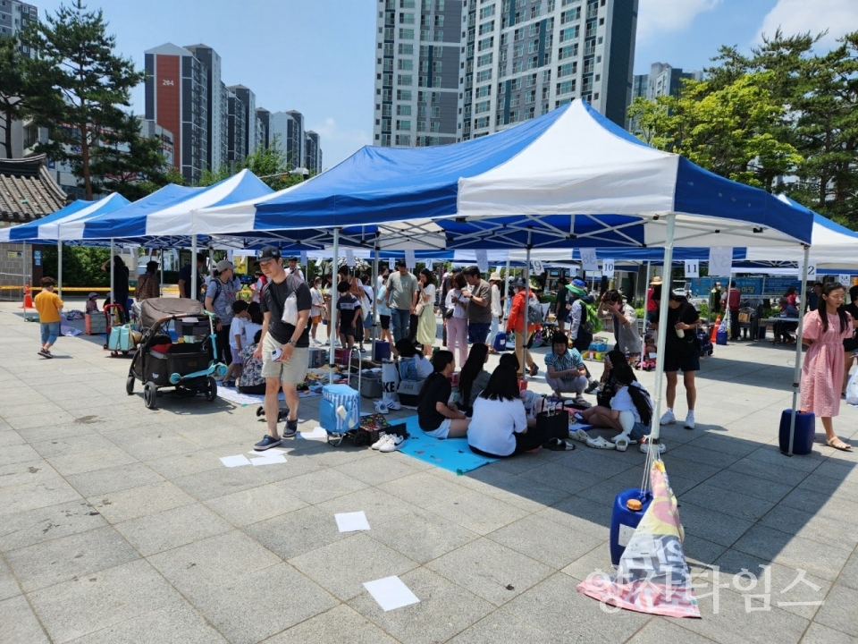 동면 알뜰나눔마당ⓒ양산타임스
