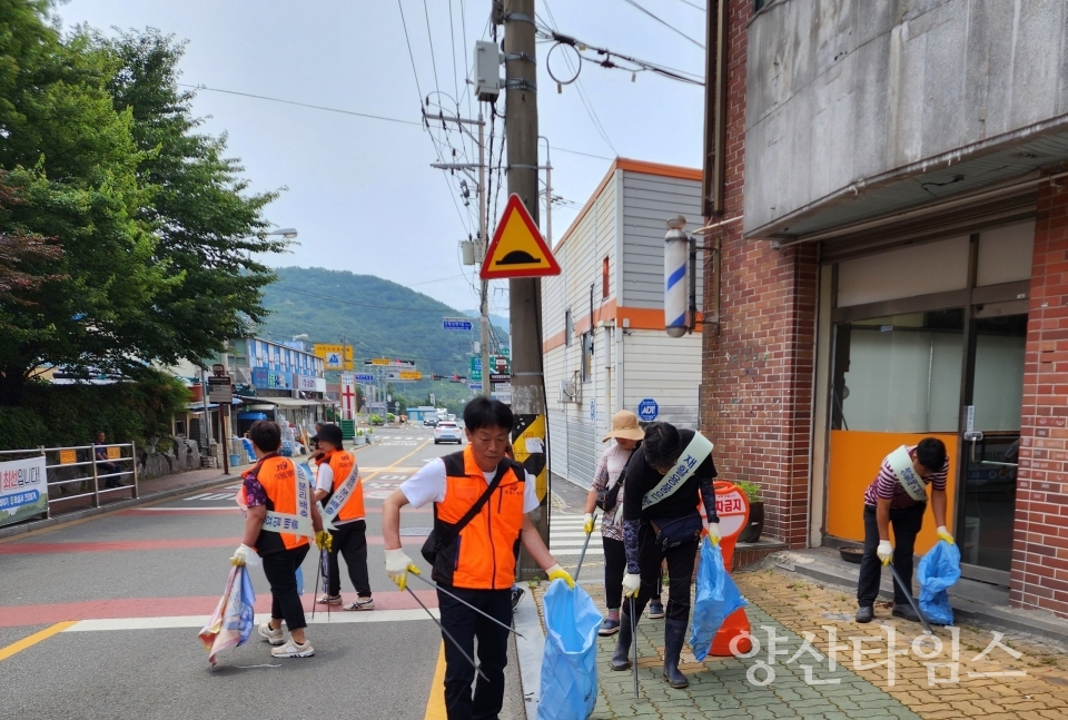 하북면 6월 국토대청소ⓒ양산타임스