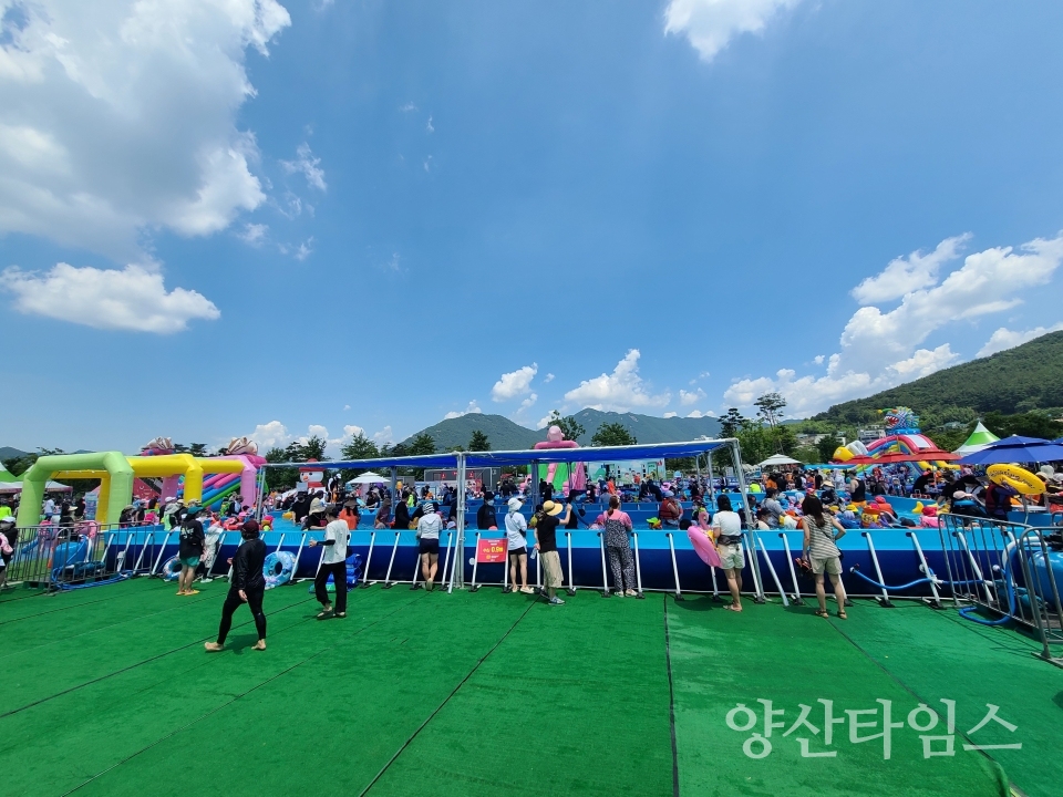 양산 황산공원 물놀이장ⓒ양산타임스