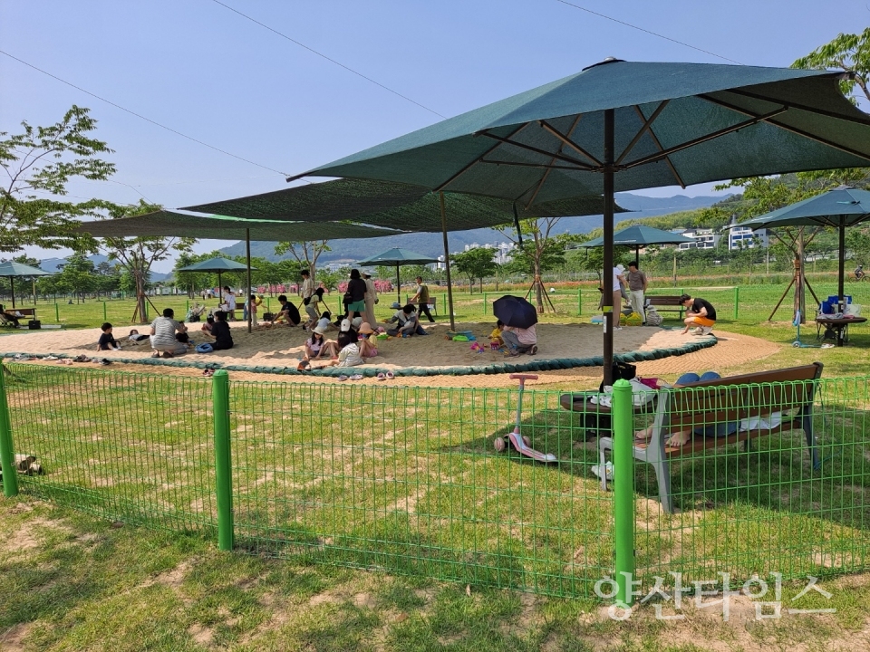 황산공원 샌드키즈파크존ⓒ양산타임스