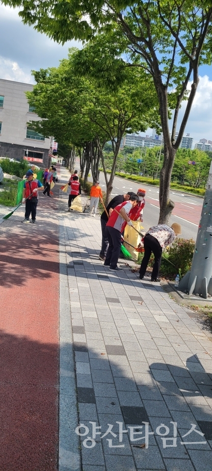 평산동 국토대청소ⓒ양산타임스