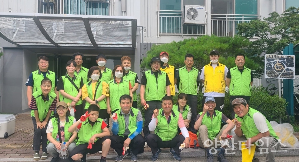 상북 독거노인 청소 봉사ⓒ양산타임스